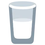 Emoji Vaso de leche en Twitter / X