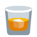 Emoji Vaso de whisky en Twitter / X