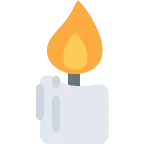 Candle emoji on Twitter / X