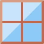 Window emoji on Twitter / X