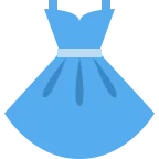 Dress emoji on Twitter / X