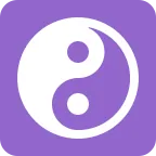 Emoji Yin yang en Twitter / X