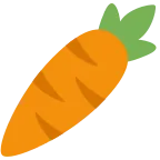 Emoji Zanahoria en Twitter / X