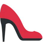 Emoji Zapato de tacón en Twitter / X