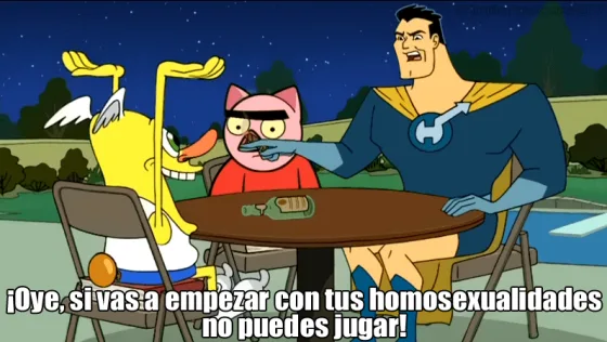 ¡Oye, si vas a empezar con tus homosexualidades, no puedes jugar! meme