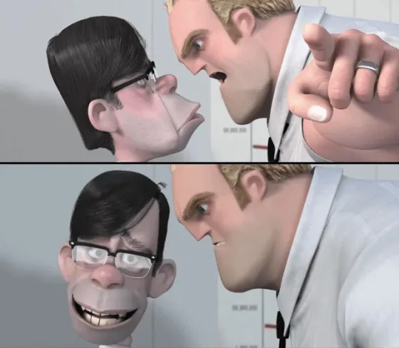 El hombre de allá meme